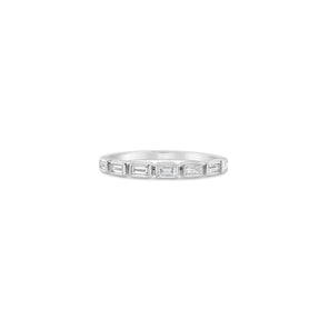 Diamond Baguette Bezel Set Band