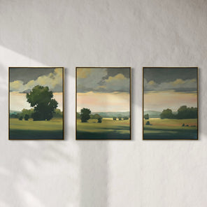 Bright & Early 1, 2 & 3 (Triptych)