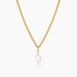 Colette Pearl Curb Necklace