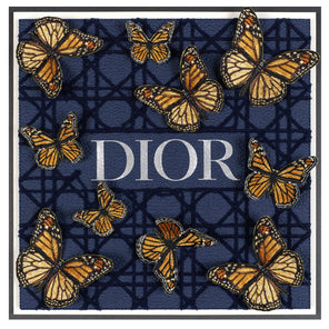 Dior Navy Butterfly Swarm