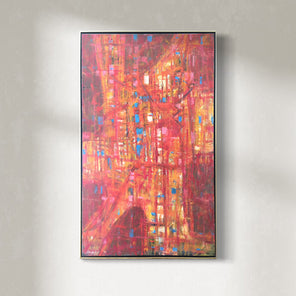 original abstract modern oil painting.