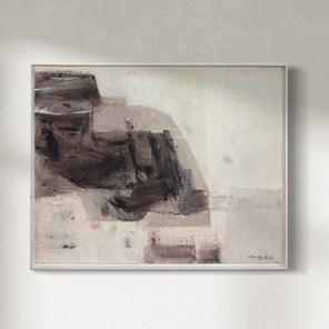 original abstract modern oil painting.