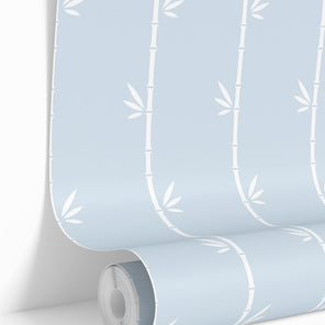 Light Blue Bamboo Wallpaper