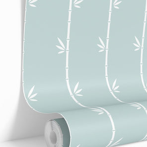 Light Green Bamboo Wallpaper