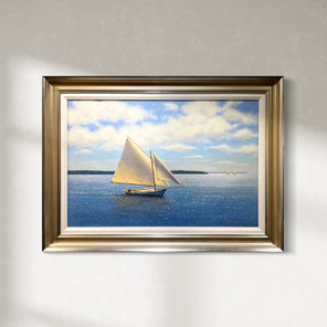 Out in the Open - Original oil by the late Daniel Pollera - 1953 - 2022