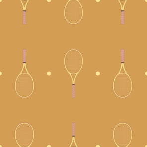 Tennis Rust Orange Wallpaper